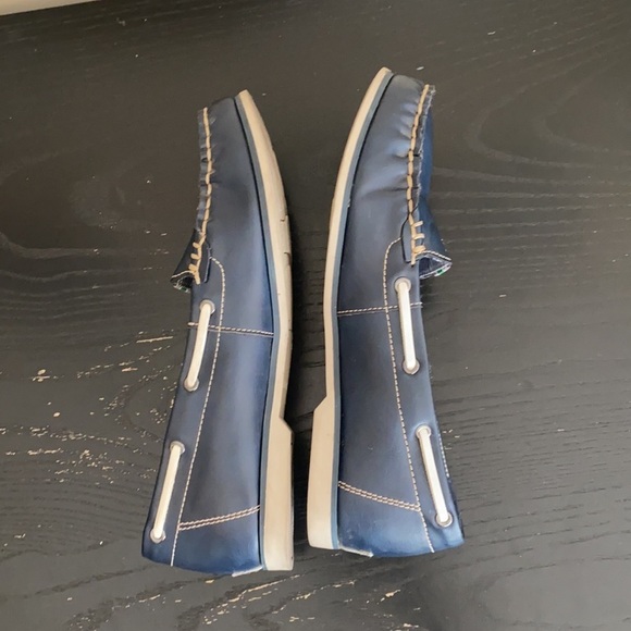 Natural Soul Navy & White Leather Astonish Loafer size 6 - Picture 6 of 13